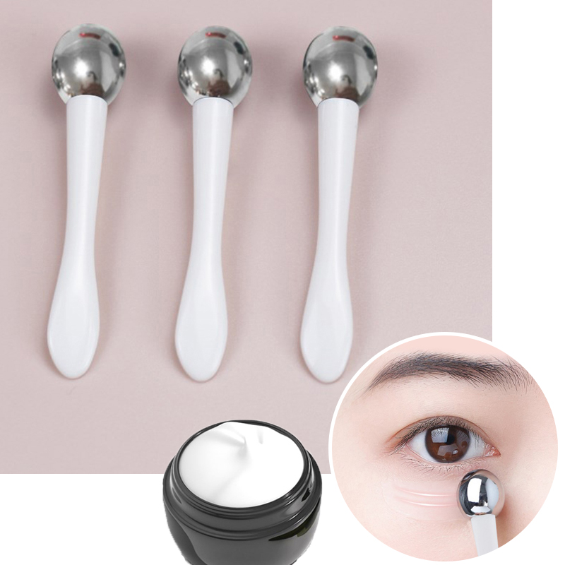 Gold Cutlery Flatware - Eye Roller Massage Stick, Eye Cream