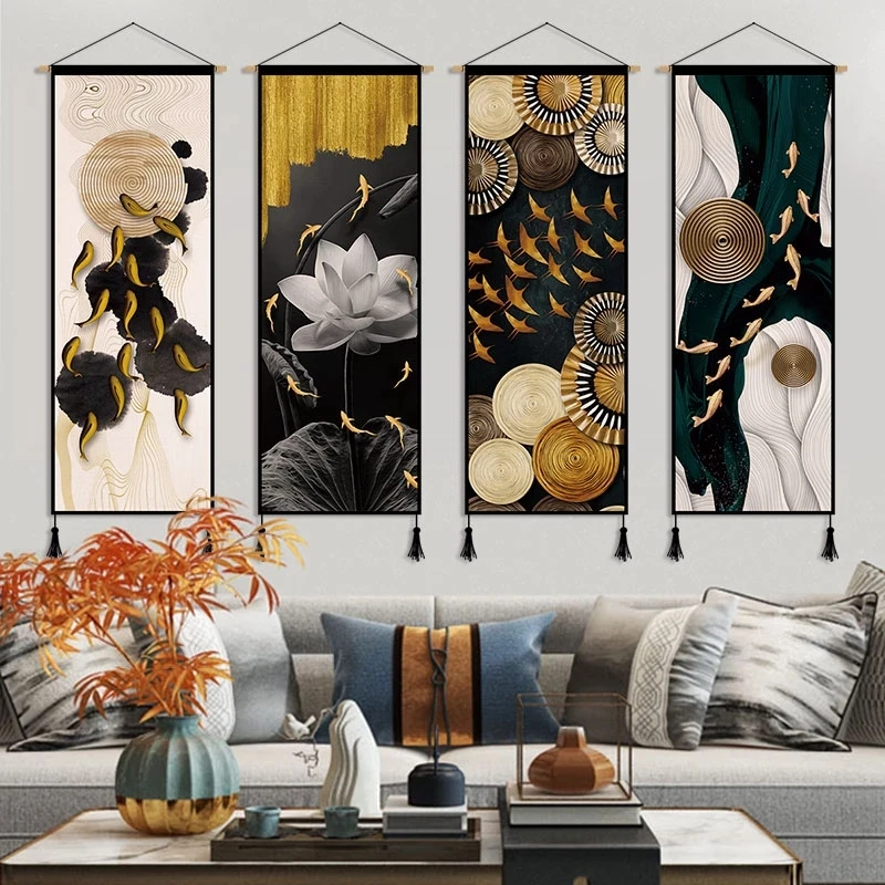 Luxury Lifestyle Pictures - Casa escritório peixe feng shui pintura