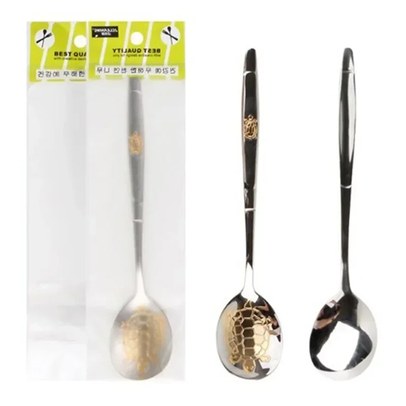 1 peça colher de jantar tartar - Gold Cutlery Flatware avaliação e preço