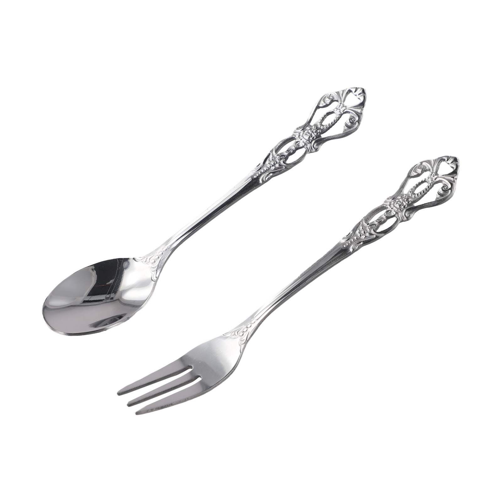 1 Par de Talheres Vintage Dour - Gold Cutlery Flatware avaliação e preço