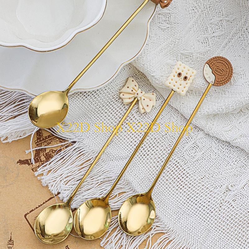 Colher sobremesa antiferrugem  - Gold Cutlery Flatware avaliação e preço
