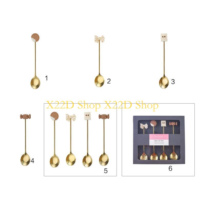 Colher sobremesa antiferrugem  - Gold Cutlery Flatware avaliação e preço