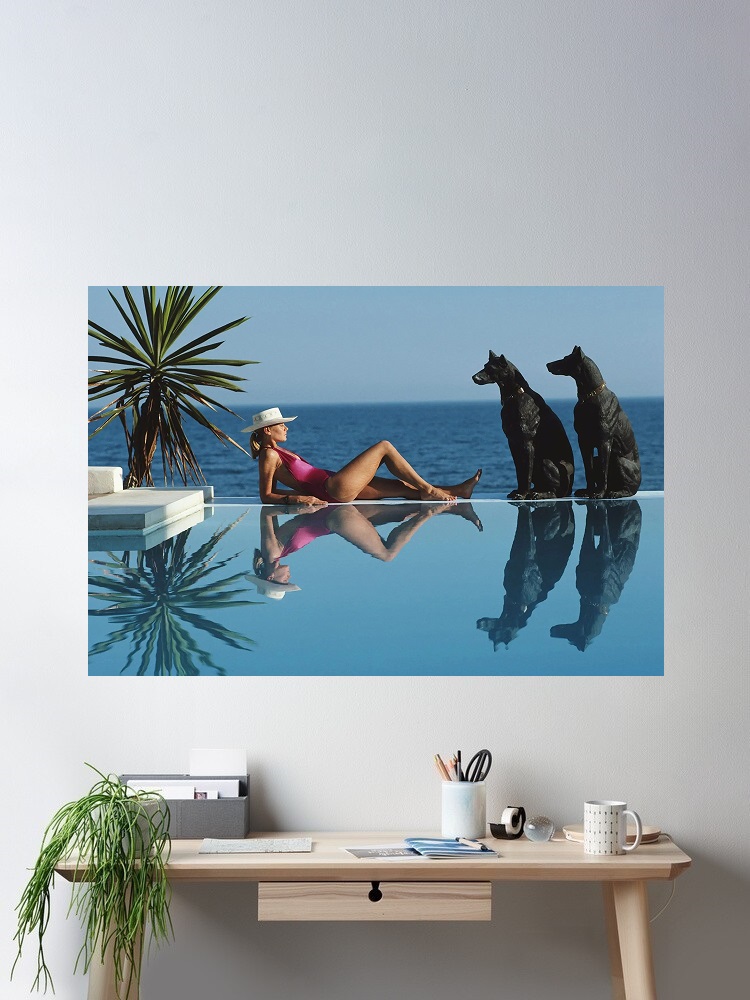 Retro Poolside Host Luxury Lif - Luxury Lifestyle Pictures avaliação e preço