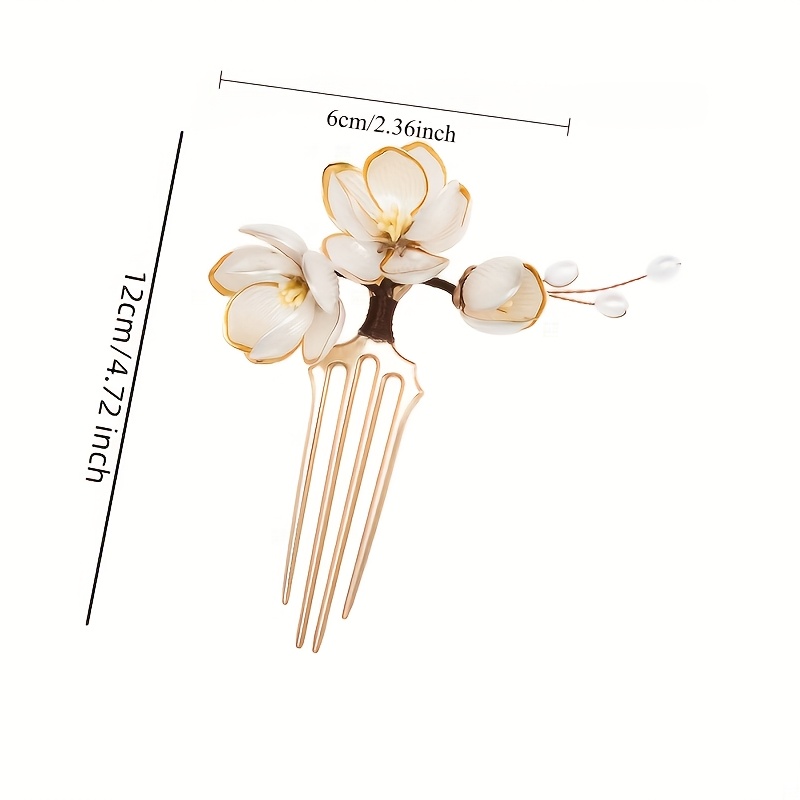 Pente de Cabelo Estilo Chinês  - Gold Cutlery Flatware avaliação e preço