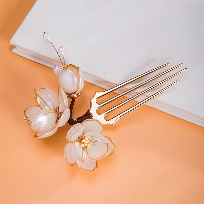 Pente de Cabelo Estilo Chinês  - Gold Cutlery Flatware avaliação e preço